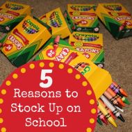 5 Reasons to Stock Up on School Supplies