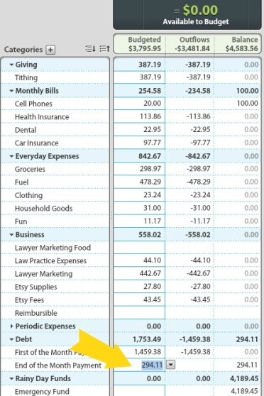 Maximizing our Debt Repayment with YNAB 6